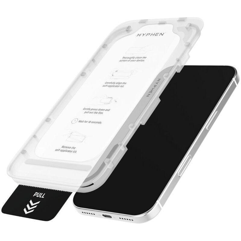HYPHEN DEFENDR Privacy Tempered Glass with Applicator - iPhone 17 Pro Max - 6.9" with Self Applicator Kit, , medium