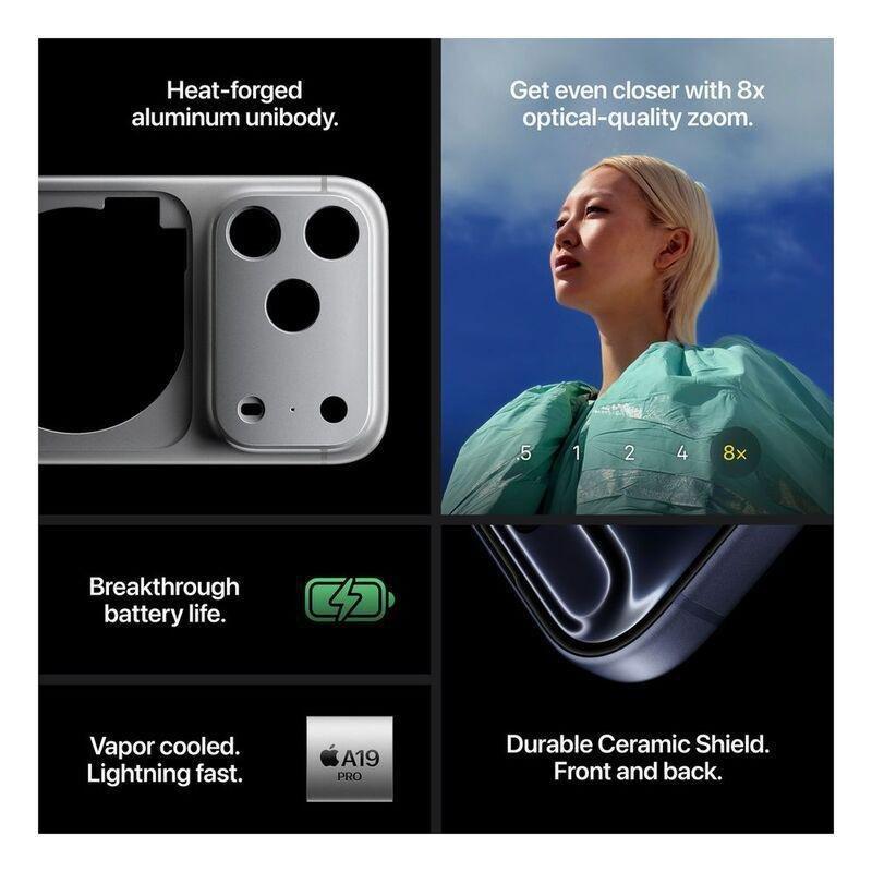 Apple iPhone 17 Pro Smartphone 256GB (eSIM Version) - Deep Blue, , large image number 5