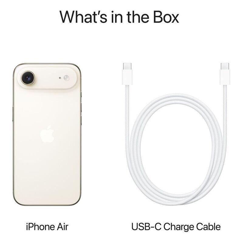 Apple iPhone Air Smartphone 256GB (eSIM Version) - Light Gold, , large image number 7