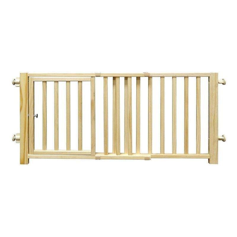 FOUR PAWS Four Paws Pet Safety Gates Vertical Wood Gate with Door