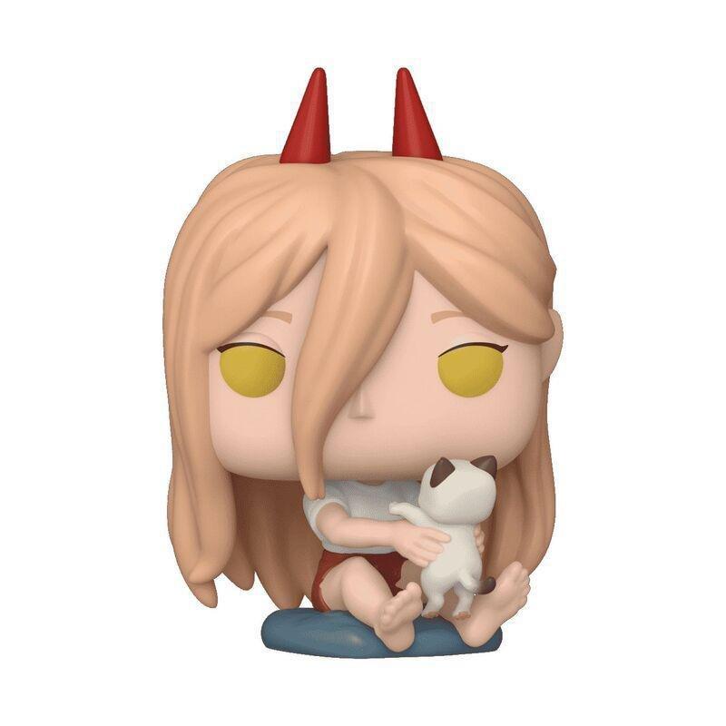 Funko Pop! Animation Chainsaw Man Power Meowy (with Flocked Chase*), , large image number 0