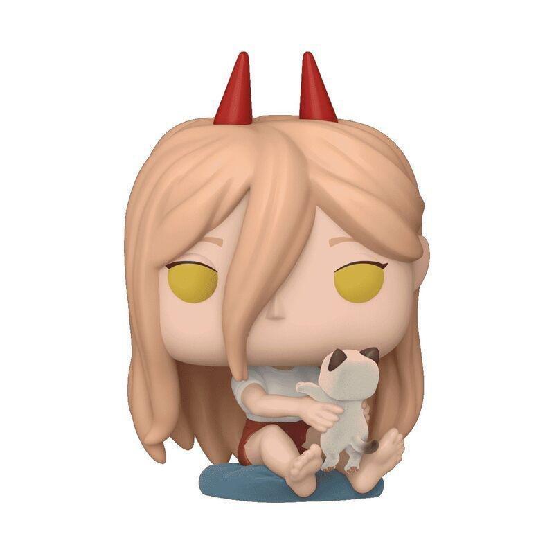 Funko Pop! Animation Chainsaw Man Power Meowy (with Flocked Chase*), , large image number 2