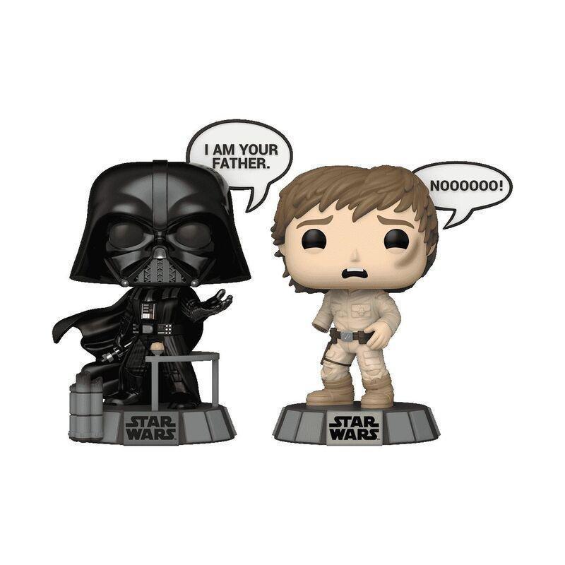 Funko Pop! Star Wars Sayings Vader & Luke Vinyl Figures (Pack of 2), , medium