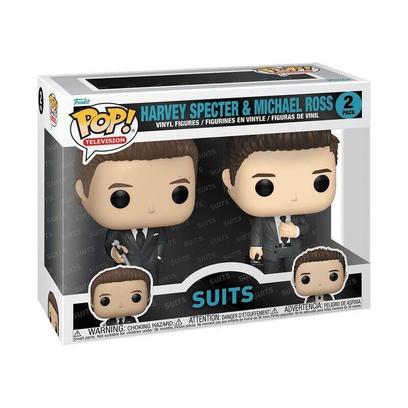 Funko Pop! TV Suits Harvey & Michael Pack of 2 Vinyl Figures, , large image number 1