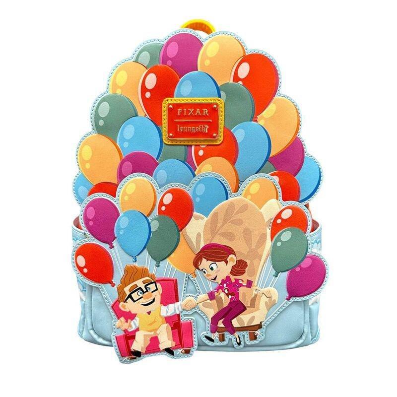 Loungefly Leather Disney Pixar Up Floating Balloons Mini Backpack, , medium