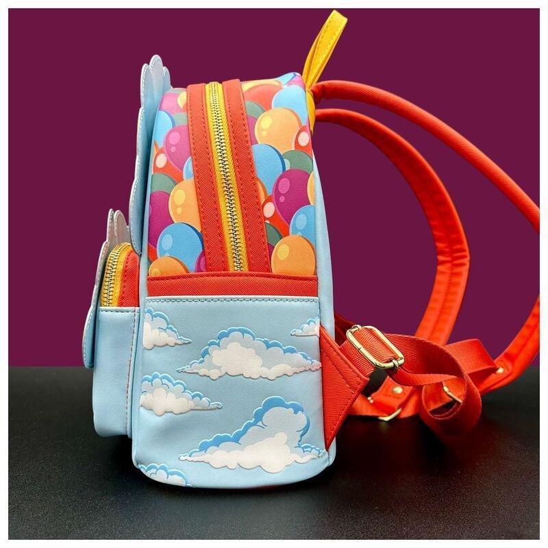 Loungefly Leather Disney Pixar Up Floating Balloons Mini Backpack, , large image number 1