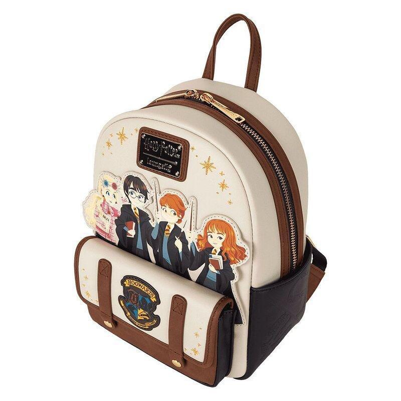 Loungefly Leather Harry Potter Spring Flap Pocket Mini Backpack, , large image number 1