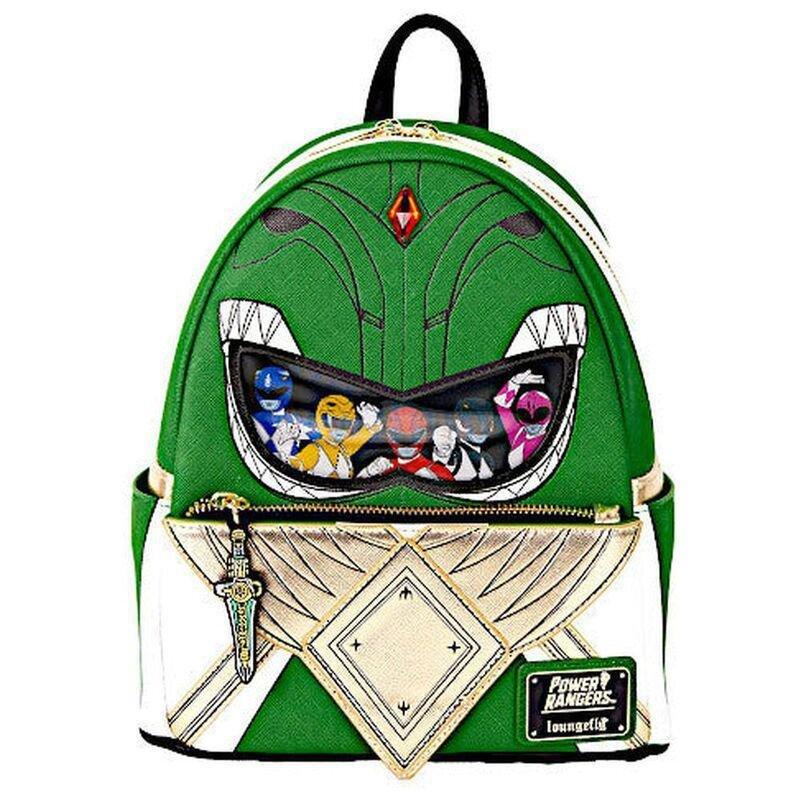 Loungefly Leather Hasbro Green Ranger Mini Backpack, , medium