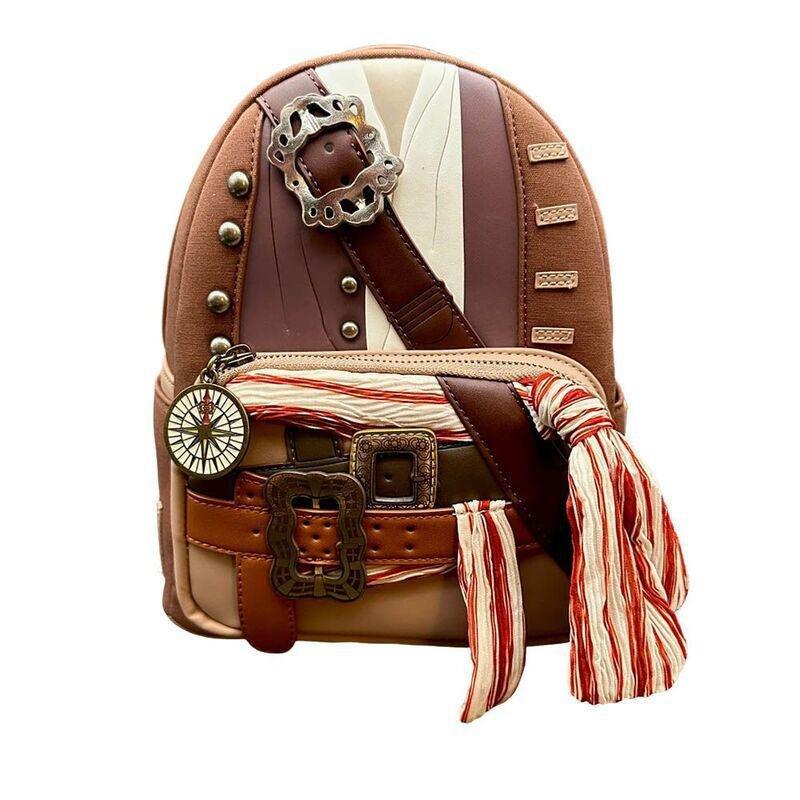 Loungefly Leather Jack Sparrow Outfit Cosplay Mini Backpack, , medium