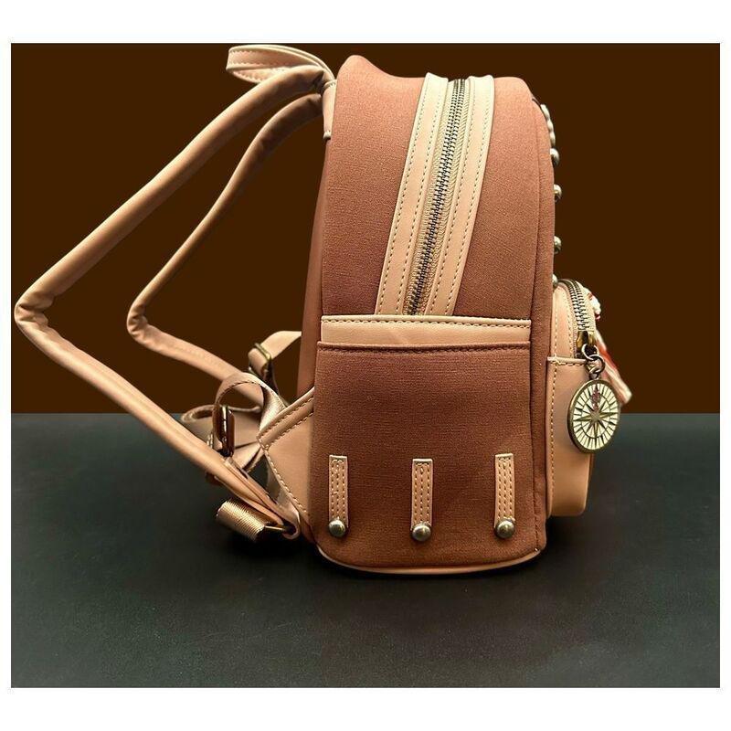 Loungefly Leather Jack Sparrow Outfit Cosplay Mini Backpack, , large image number 1