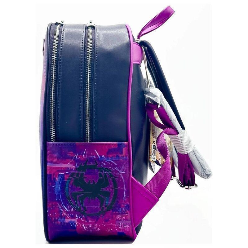 Loungefly Leather Marvel Spiderman Group Shot Mini Backpack, , large image number 1