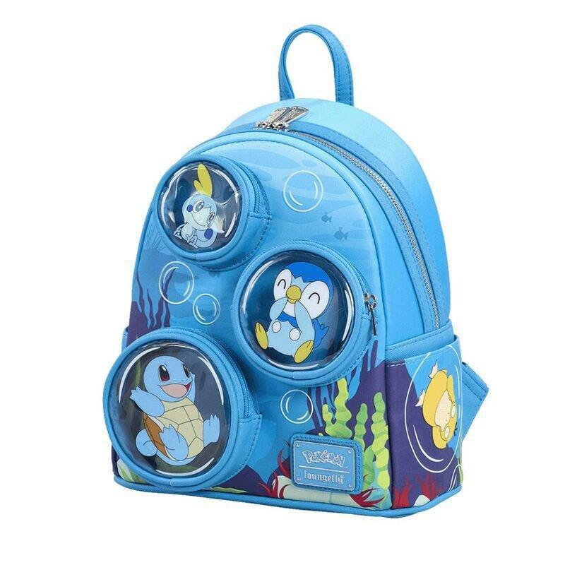 Loungefly Leather Pokemon Bubbles Water Pokemon Mini Backpack, , medium