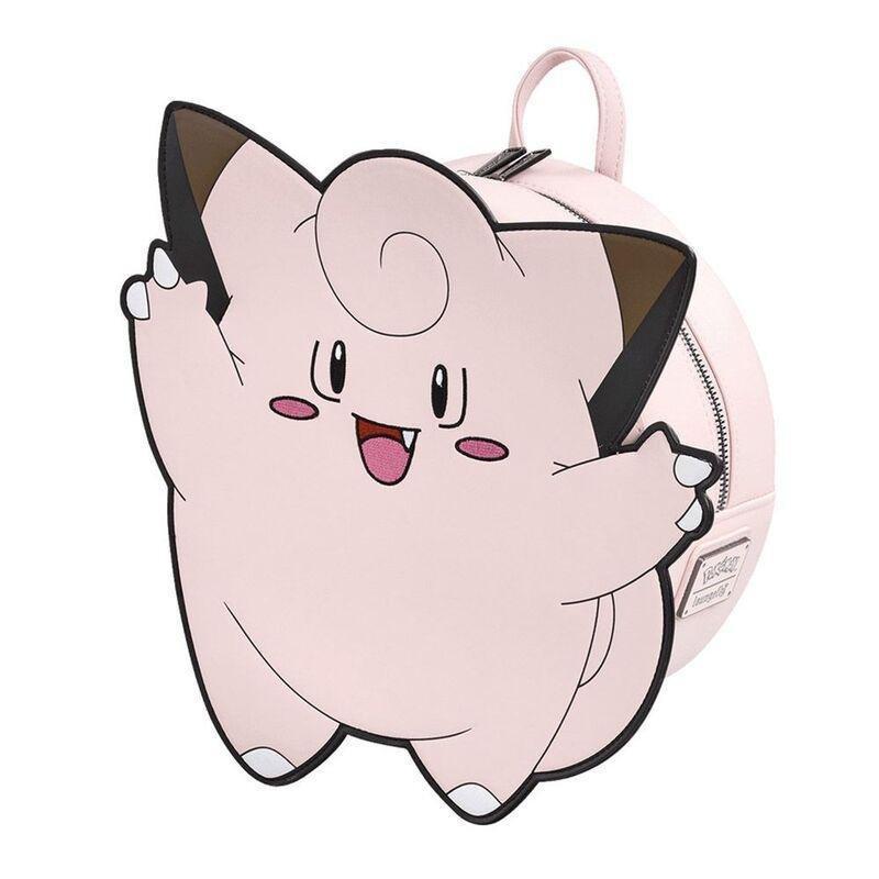 Loungefly Leather Pokemon Clefairy Cosplay Mini Backpack, , medium