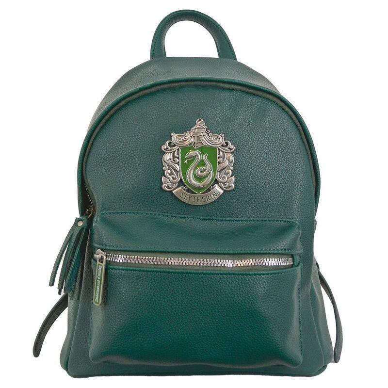 GWCC Harry Potter Slytherin Pebbled Pu Leather Mini Backpack, , medium