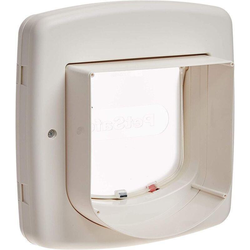 Petsafe Infra Red 4 Way Locking Deluxe Cat Flap - White, , large image number 1