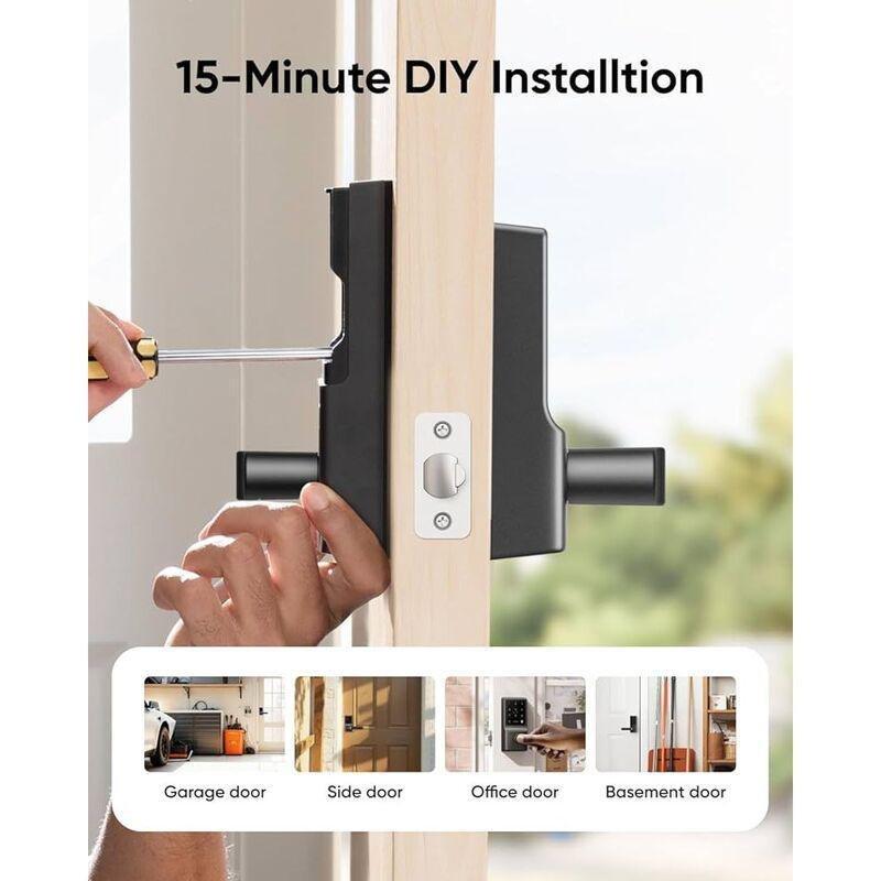 Anker T85L0111 Eufy Smart Lever Lock C33 - Black, , large image number 0