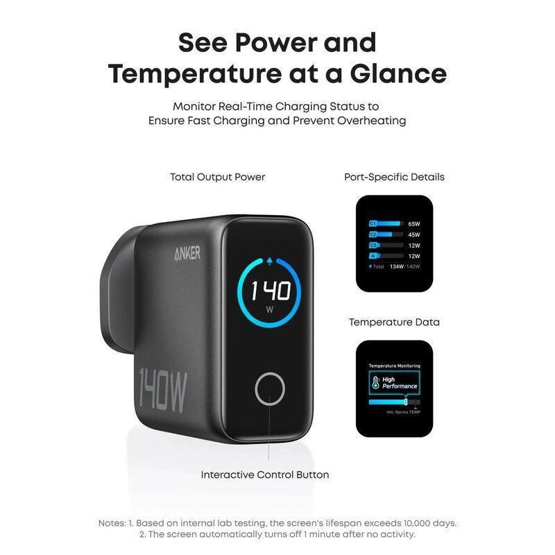 Anker B2697KZ1 Charger 140W - Dark Grey, , large image number 1