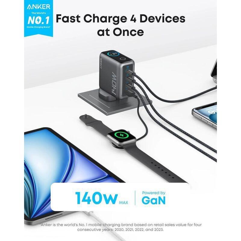 Anker B2697KZ1 Charger 140W - Dark Grey, , large image number 3