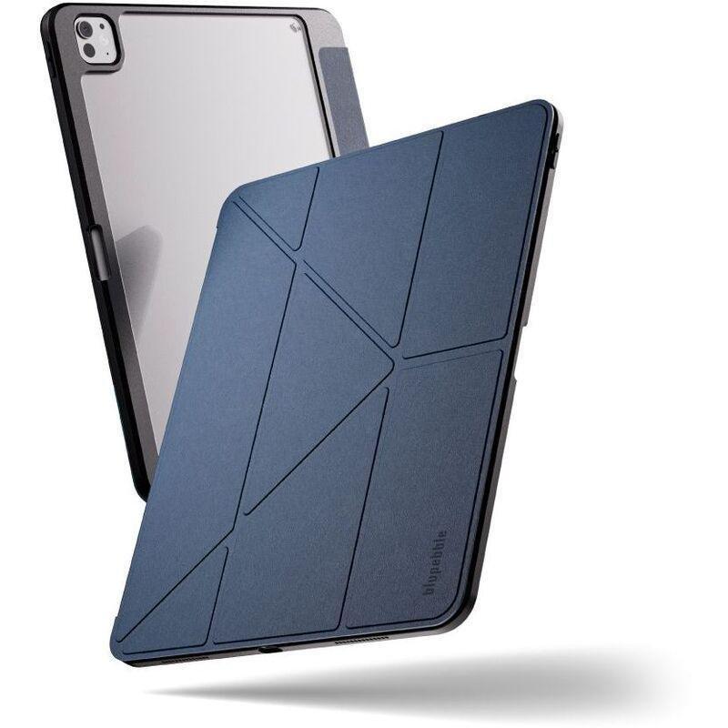 Blupebble New Yorker Slim Case with Y-Fold Stand for iPad Pro 11 Inch 2024 - Navy Blue, , large image number 0