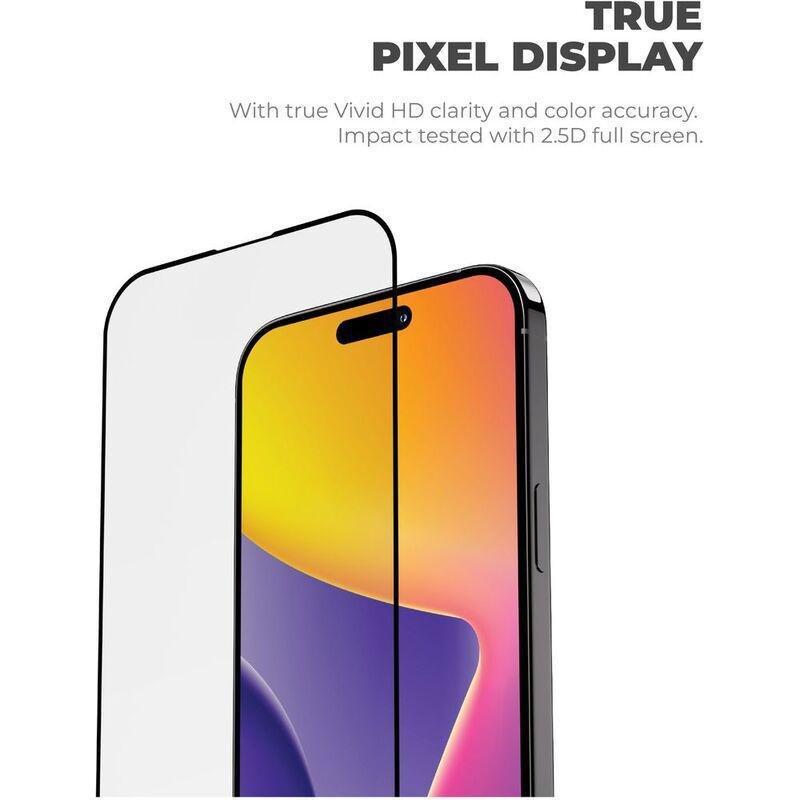 Blupebble Graphene Rock Series Tempered Glass 2.5D Screen Protector with Applicator Clear for iPhone 16 Pro Max, , large image number 1