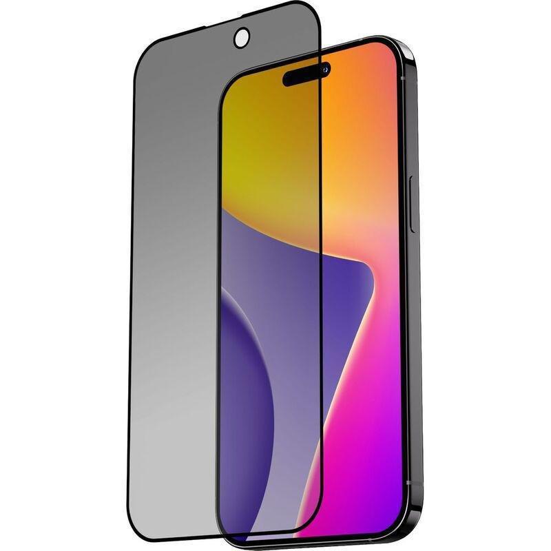Blupebble Graphene Rock Series Tempered Glass 2.5D Screen Protector with Applicator Privacy for iPhone 16, , large image number 0