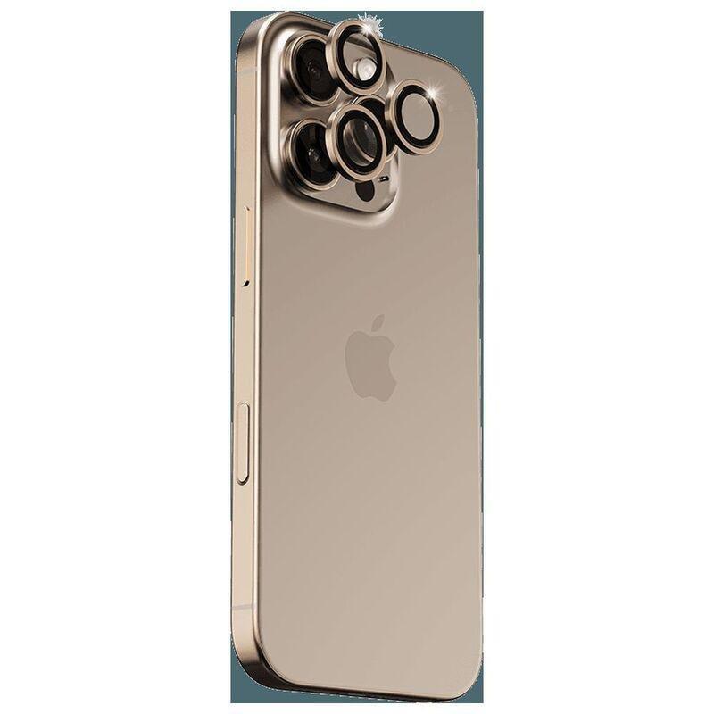 Blupebble Graphene Camera Glass Lens for iPhone 16 Pro & iPhone 16 Pro Max - Natural Titanium, , large image number 0