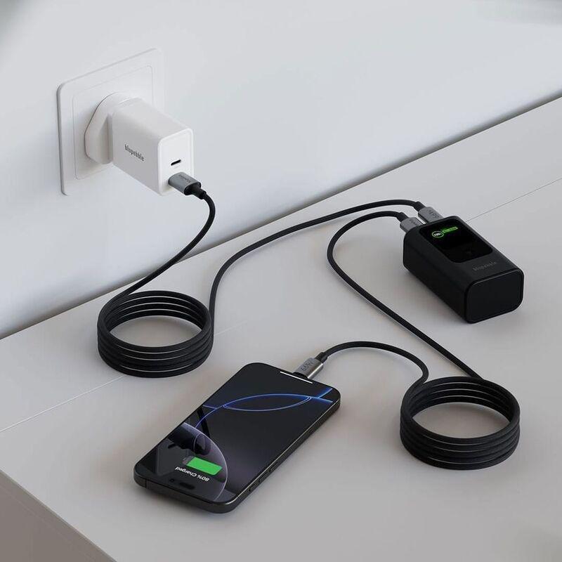 Blupebble Powerflow Pd 66W USB-A to USB-C 1.2M/3.9Ft, , large image number 1