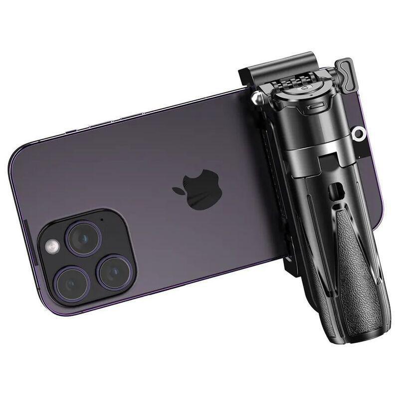 Porodo Foldable Selfie Stick with Extendable Tripod - Black, , large image number 1