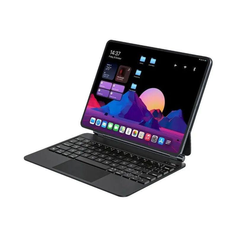 Powerology Smartcase Pro+ Wireless Keyboard Case Designed for iPad Pro 11 (M4) - Black, , large image number 0