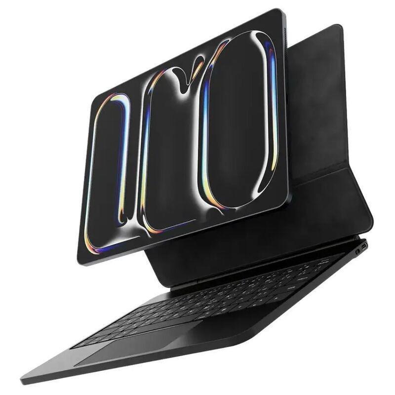 Powerology Smartcase Pro+ Wireless Keyboard Case Designed for iPad Pro 13 (M4) - Black, , large image number 0