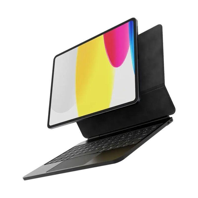 Powerology Smartcase Pro+ Wireless Keyboard Case Designed for iPad 10th Gen - Black, , large image number 0