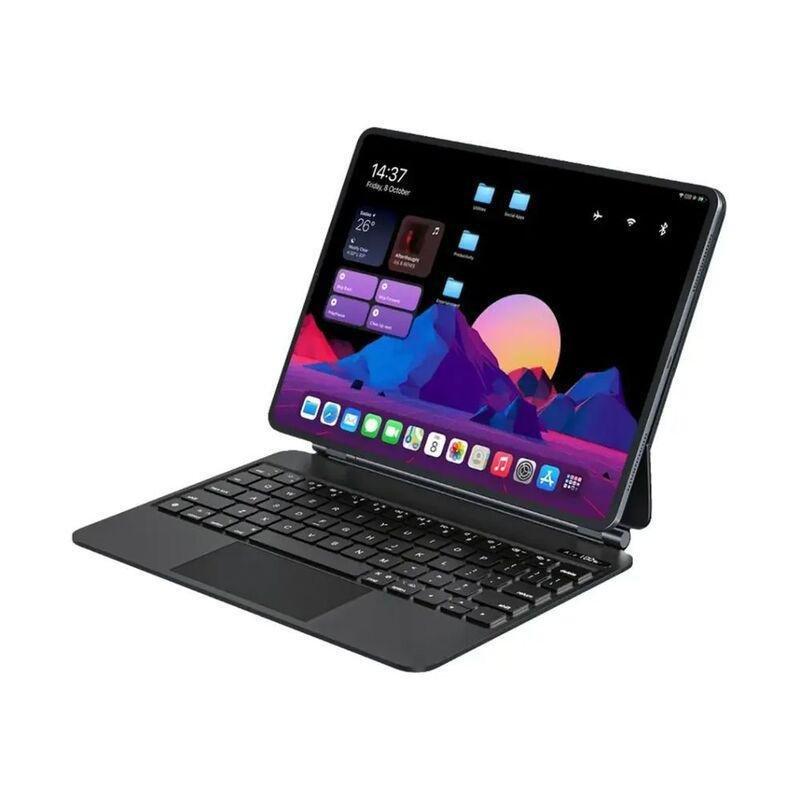 Powerology Smartcase Pro+ Wireless Keyboard Case Designed for iPad 10th Gen - Black, , large image number 1