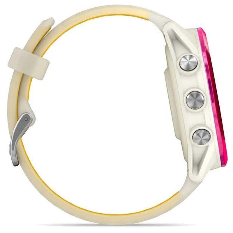 Garmin Forerunner 570 42mm Raspberry Aluminium Smartwatch with Translucent Bone/ Mango Band, , large image number 2