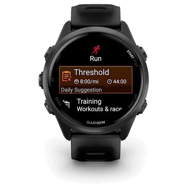 Garmin Forerunner 570 47mm Slate Gray Aluminium Smartwatch with Translucent Black/ Black Band, , large image number 2