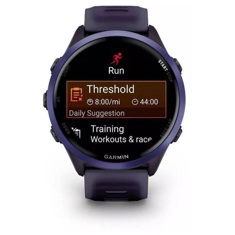 Garmin Forerunner 570 47mm Indigo Aluminium Smartwatch with Translucent Imperial Purple/ Indigo Band, , large image number 1