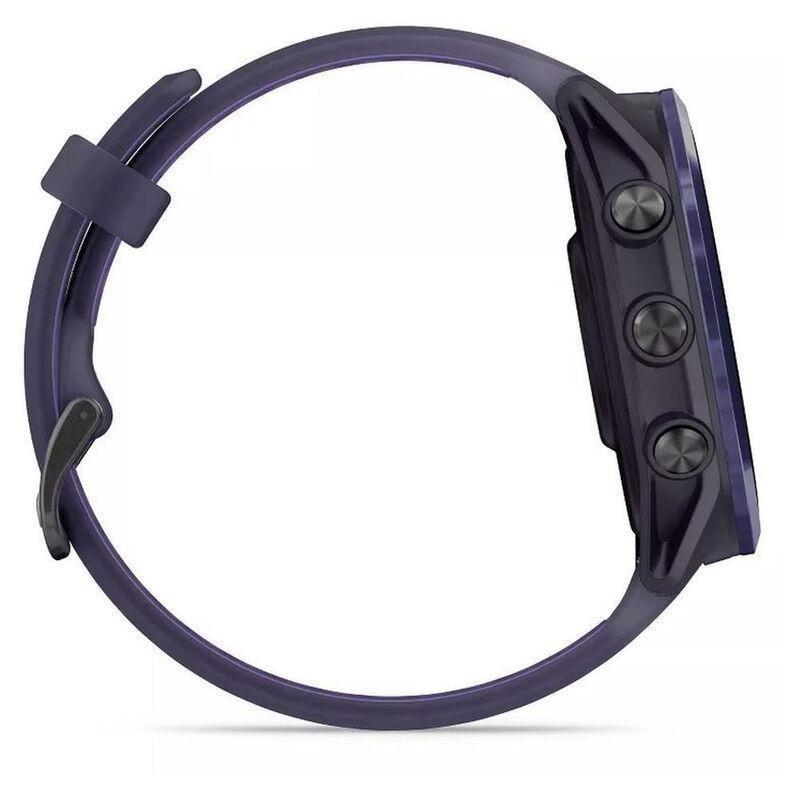 Garmin Forerunner 570 47mm Indigo Aluminium Smartwatch with Translucent Imperial Purple/ Indigo Band, , large image number 3