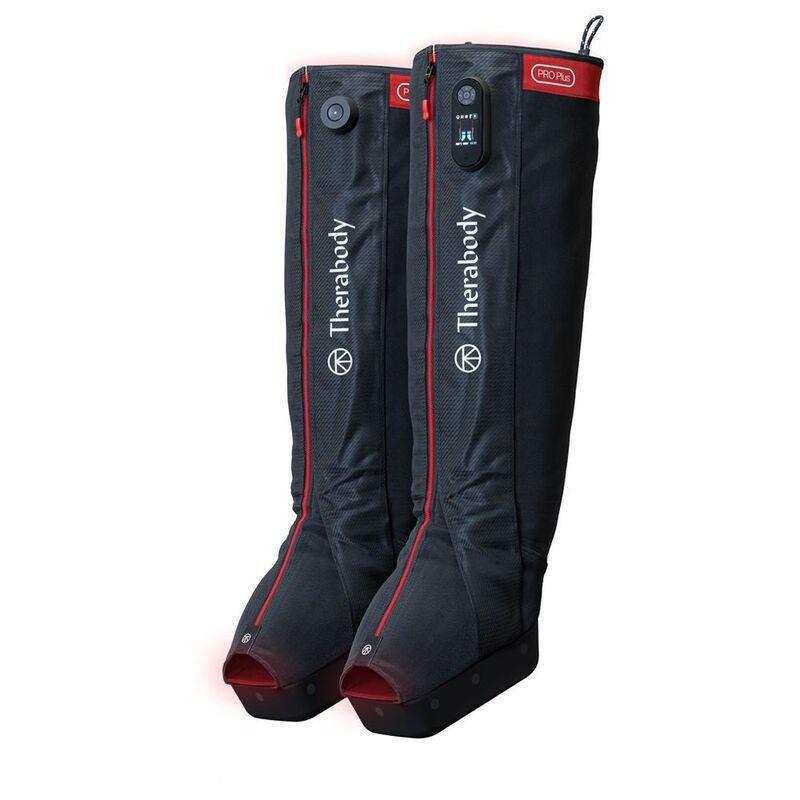 Therabody Jetboots Pro Plus Leg Massage Device (Pneumatic Compression/ Vibration + Infrared LED Light Therapies) - Medium, , medium