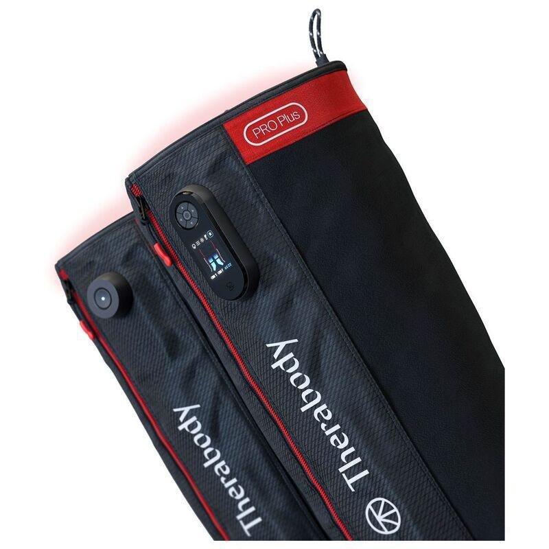 Therabody Jetboots Pro Plus Leg Massage Device (Pneumatic Compression/ Vibration + Infrared LED Light Therapies) - Medium, , medium