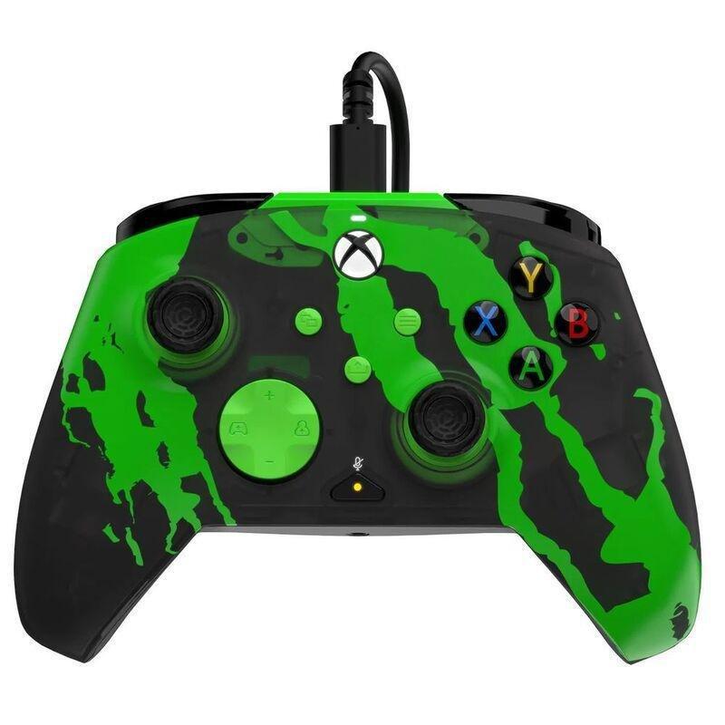 PDP Xbox Series X/S & Pc Jolt Green Rematch Glow Advanced Wired Controller, , large image number 0