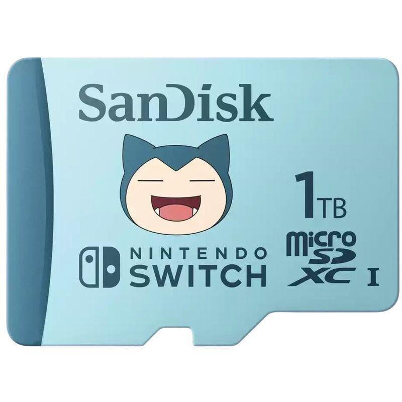 Sandisk Pokemon Snorlax Microsd Card For Nintendo Switch 1TB, , large image number 0