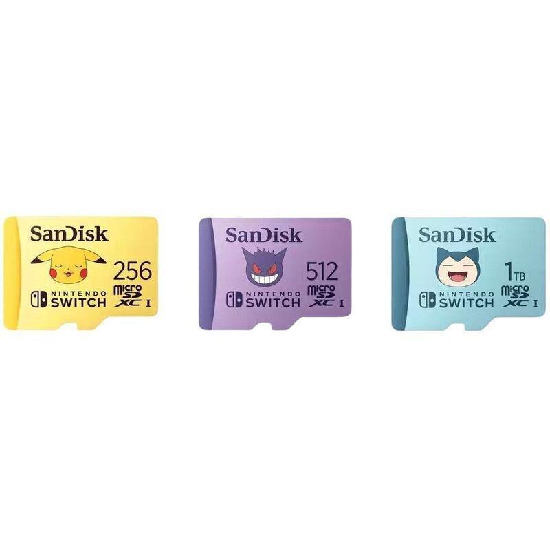 Sandisk Pokemon Snorlax Microsd Card For Nintendo Switch 1TB, , large image number 1