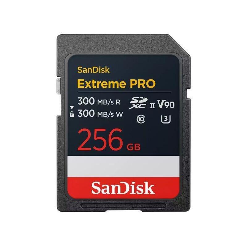 Sandisk Extreme Pro 256Gb Sdxc Memory Card (300Mb/S Read & Write Speeds/ 8K/ V90/ Uhs-II), , large image number 0