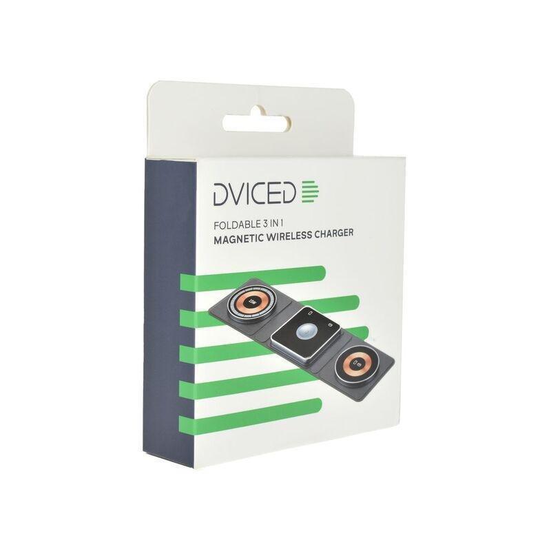 Dviced 3-In-1 Foldable Magnetic Wireless Charger - Black/Copper, , large image number 1