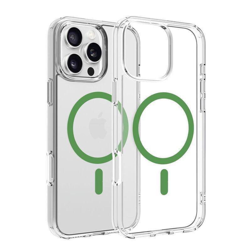Dviced Magsafe iPhone 16 Pro Max Case Clear - Green, , medium