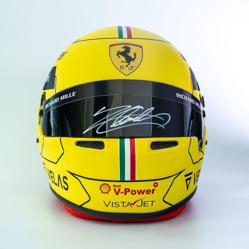 Bootroom Collection 2022 Charles Leclerc Monza Yellow Full Size Helmet, , medium