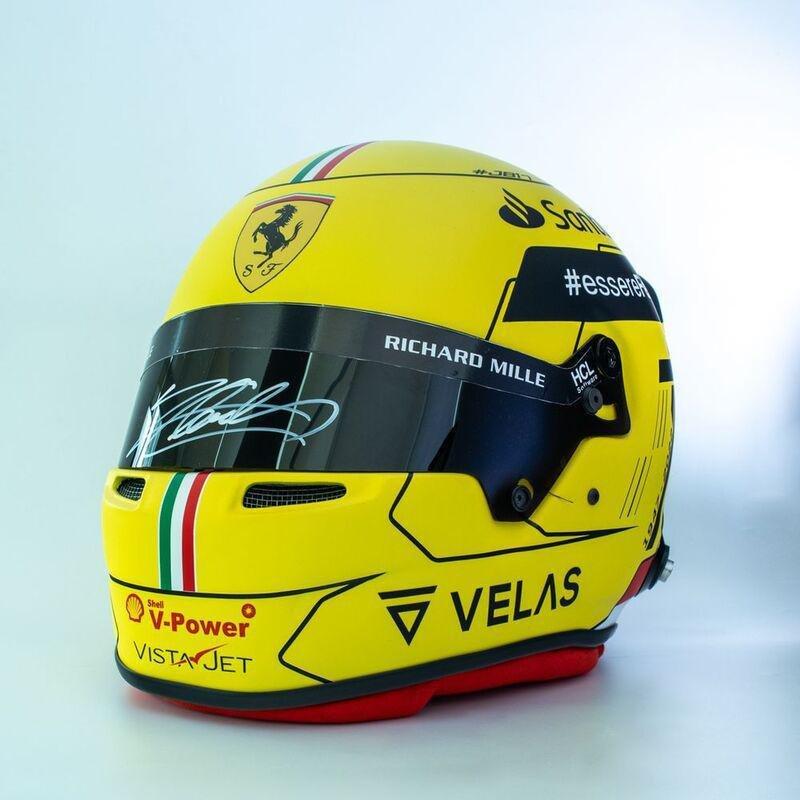 Bootroom Collection 2022 Charles Leclerc Monza Yellow Full Size Helmet, , large image number 1