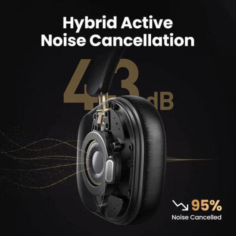 UGREEN Hitune Max 5C Hybrid Active Noise-Cancelling Headphones - Black, , large image number 3