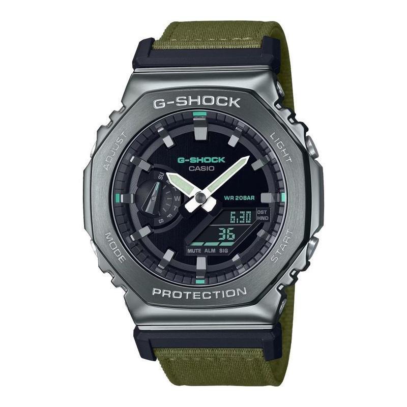 Casio G-Shock GM-2100CB-3ADR Analog Digital Men's Watch Green, , large image number 0