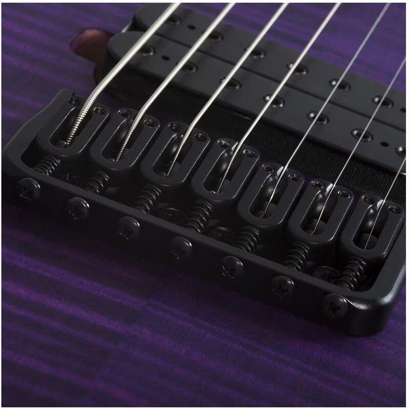 Schecter 463 John Browne Tao 7 Electric Guitar 7 Strings - Satin Trans Purple, , large image number 0