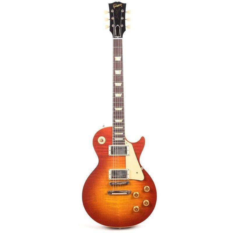 Gibson Custom Shop LPR59ULSTBNH1 Murphy Lab 1959 Les Paul Standard Reissue Electric Guitar - Sunrise Teaburst, , medium